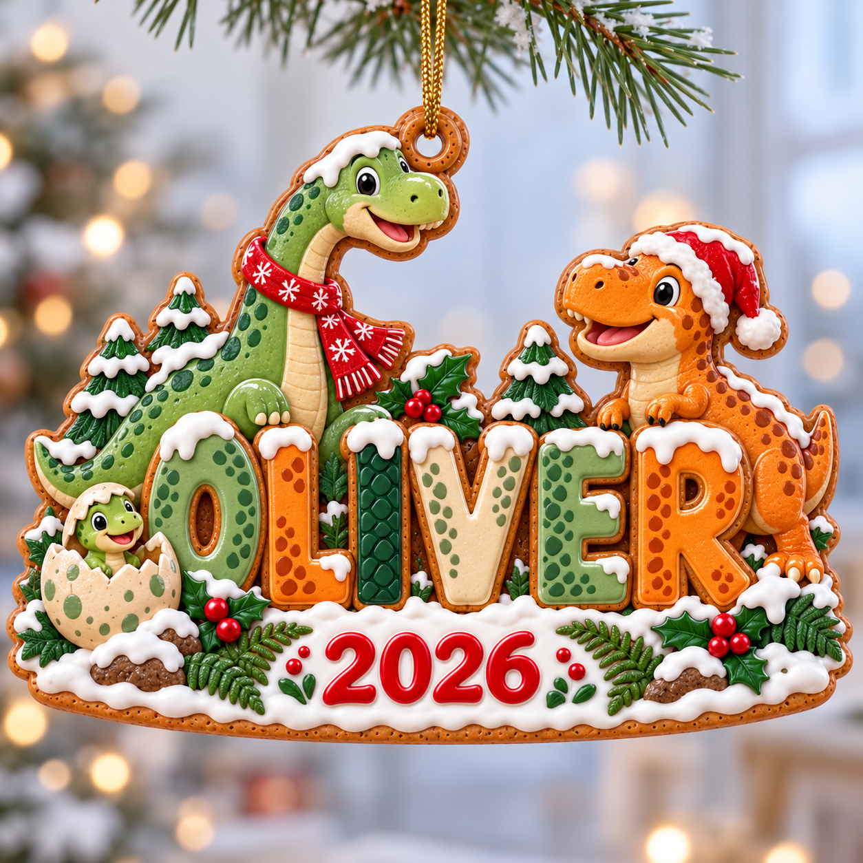 17d7bbf9 18d1 4ae4 bbd6 a6c78df101d6 Oliver s Dinosaur Adventure Ornament