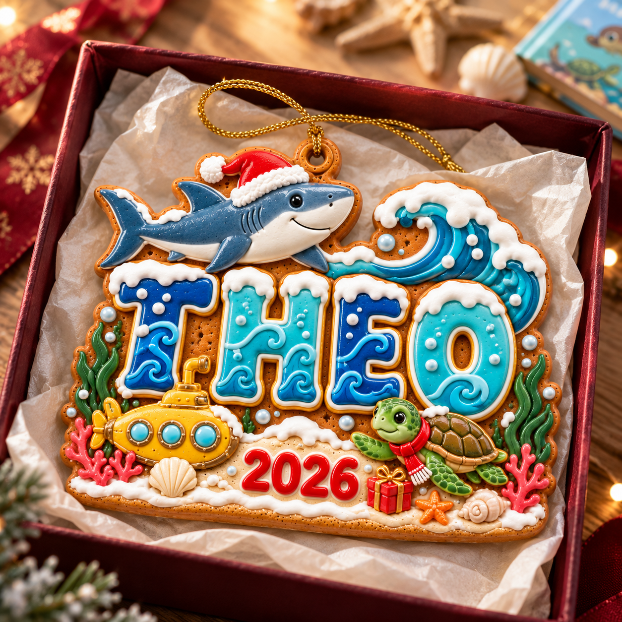 65bd1980 f96c 41d8 9c00 b64741bcd2fe Theo s ocean Christmas ornament gift
