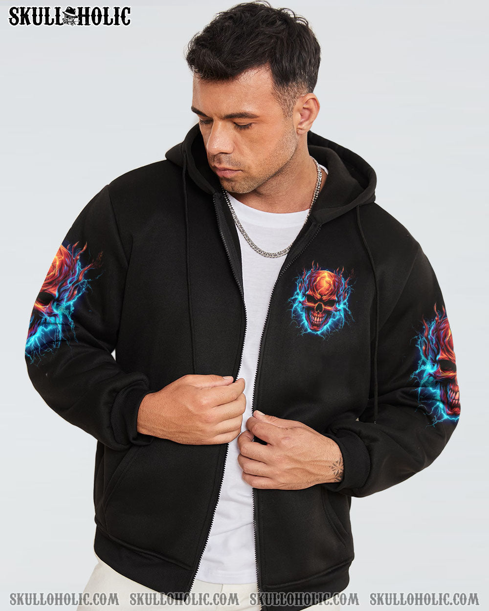 Can_E2_80_99t Go to Hell Devil Has a Restraining Order Lightning Skull Graphic AOP Shirts _13_ AMwRh