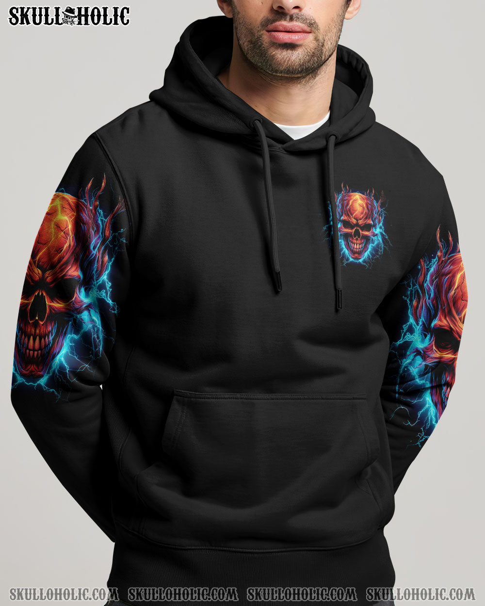 Can_E2_80_99t Go to Hell Devil Has a Restraining Order Lightning Skull Graphic AOP Shirts _9_ VTsPZ