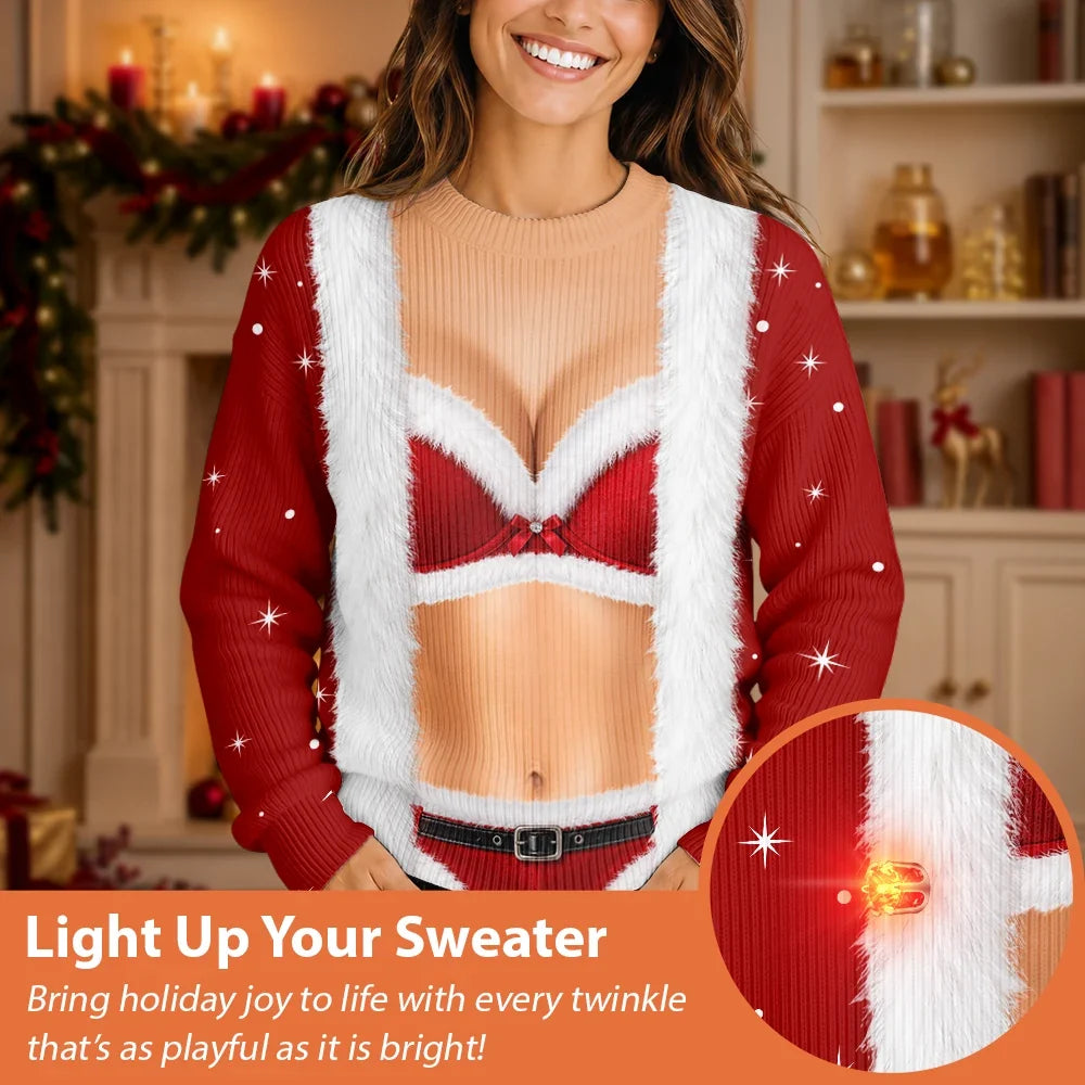 Christmas3DSexyBodyWifeSisters PersonalizedUnisexUglySweater TS1156 CLA3983 Mk7