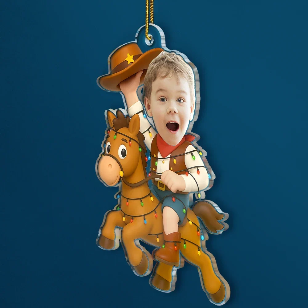 CustomPhotoLittleCowboyKidBoyKidGirl PersonalizedAcrylicPhotoOrnament TG063 CLA1536 Mockupweb1