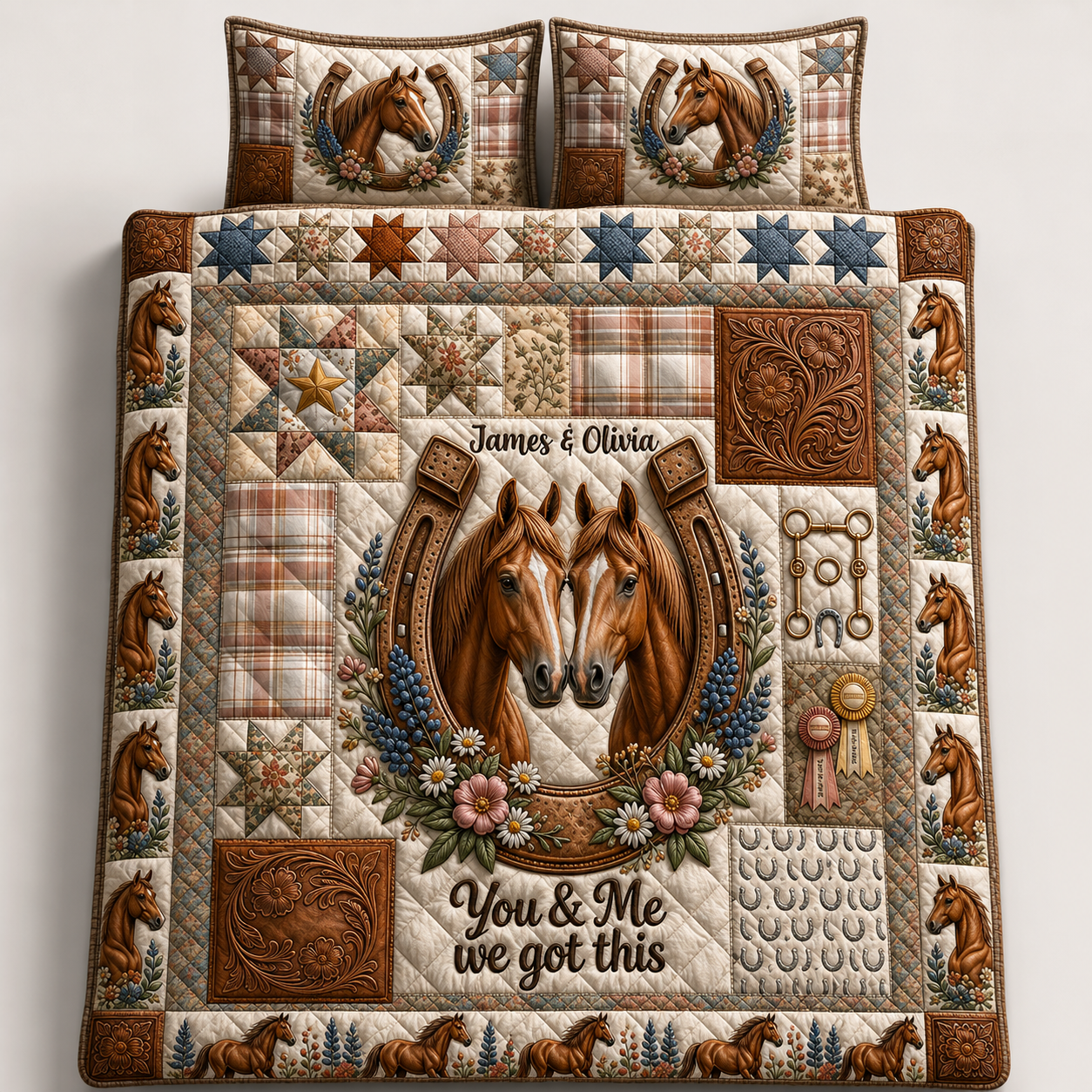 Custom_horse_lover_bedding_set