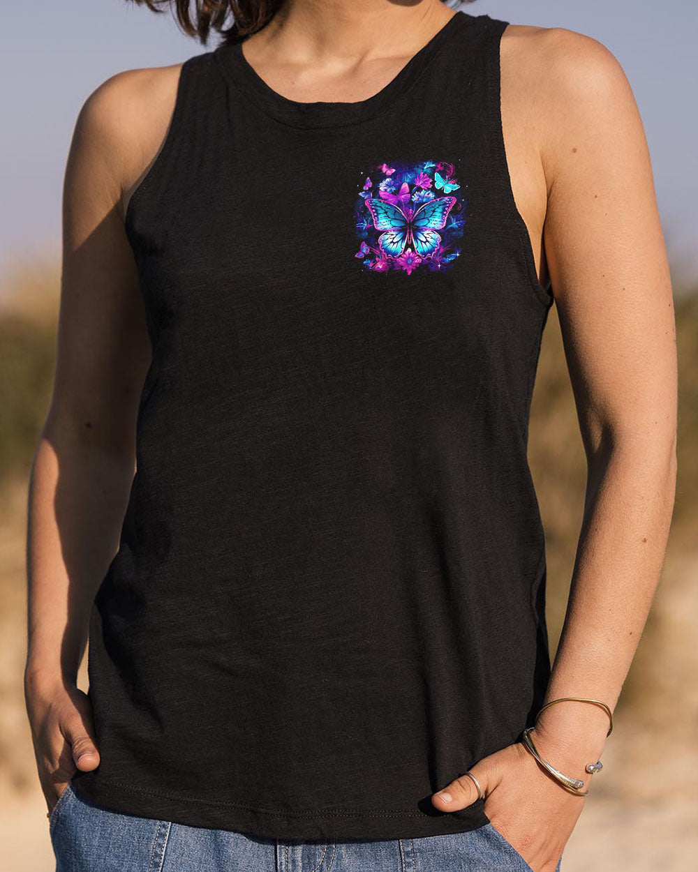 Everything Happens for a Reason just Believe Inspirational Butterfly AOP Shirts _12_ tofka