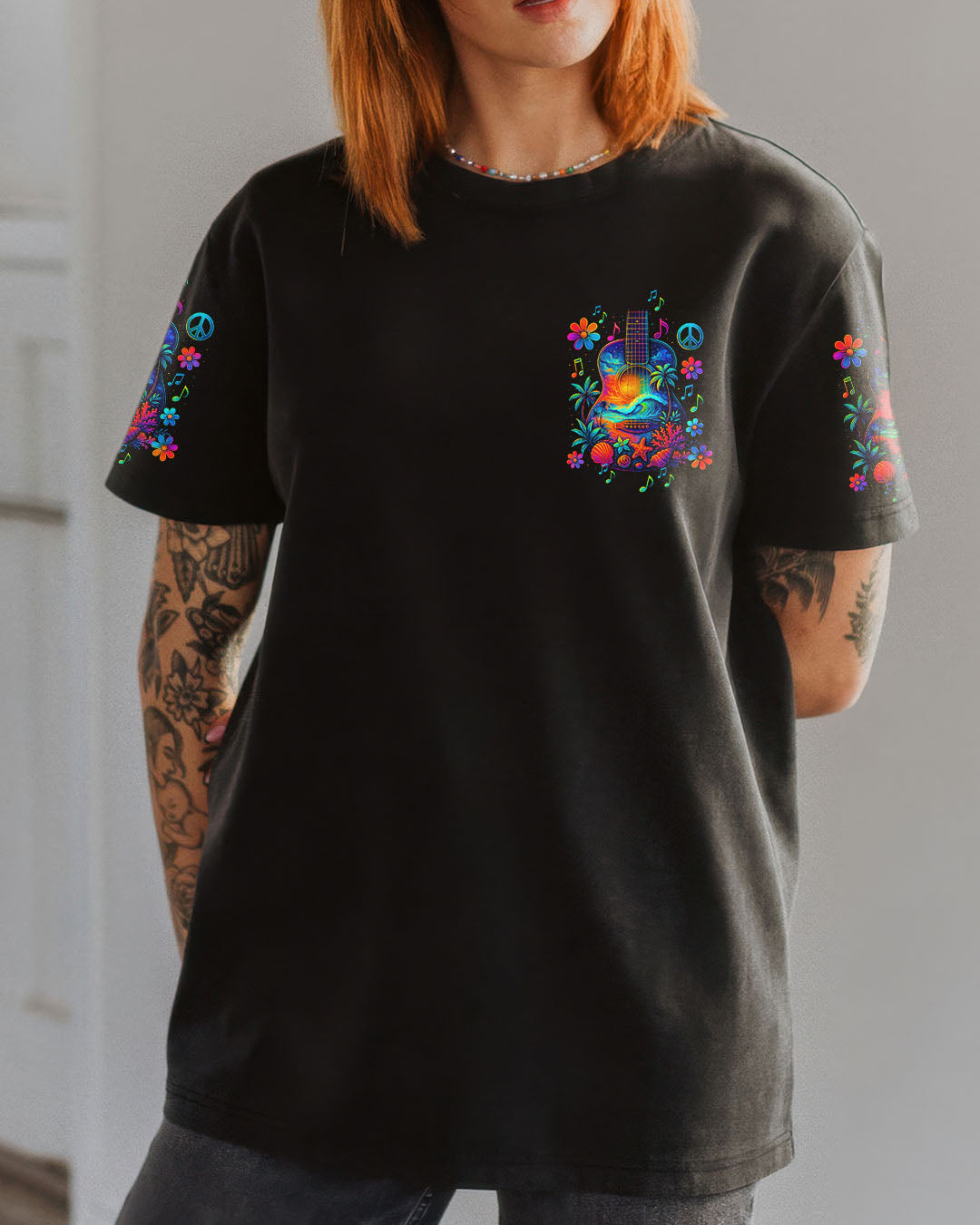 Find Me Where the Music Meets the Ocean Tropical Guitar Music _26 Ocean AOP Shirts _13_ hFoqn