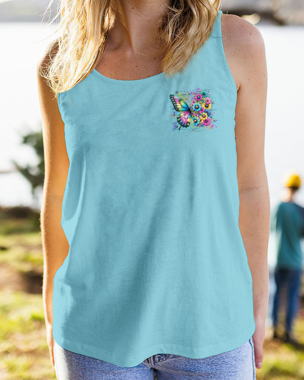 Grow Through What You Go Through Colorful Butterfly and Floral AOP Shirts _8_ L4XDj
