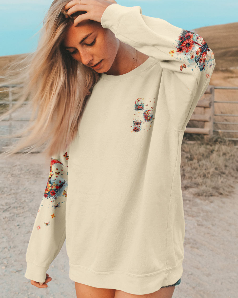 Gypsy Soul Fairy Spirit Hippie Heart and Moon Vintage VW Bug AOP Shirts _8_ N8I7D