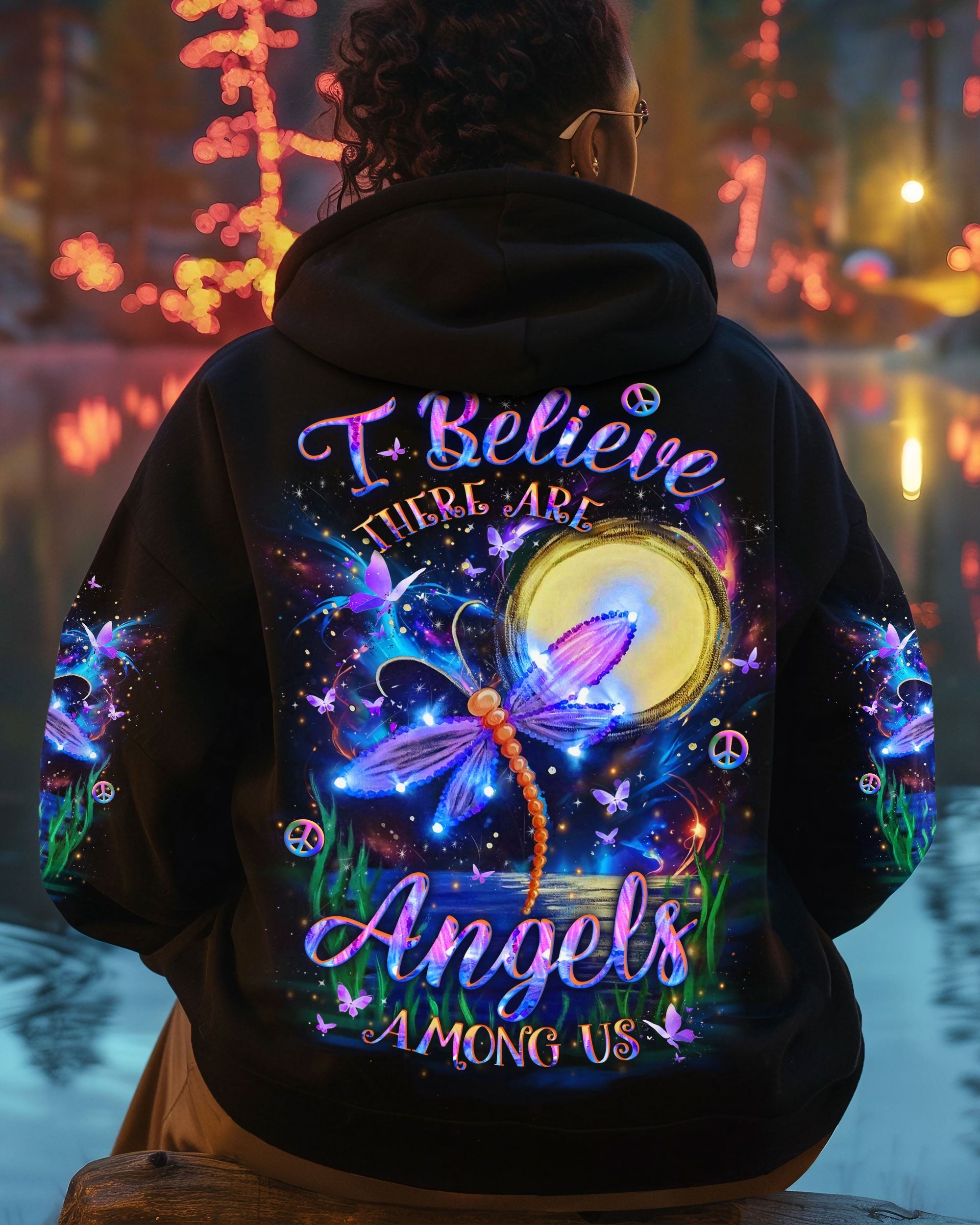 I Believe There Are Angels Among Us Dragonfly and Moon Memorial AOP Shirts _3_ CBUNL