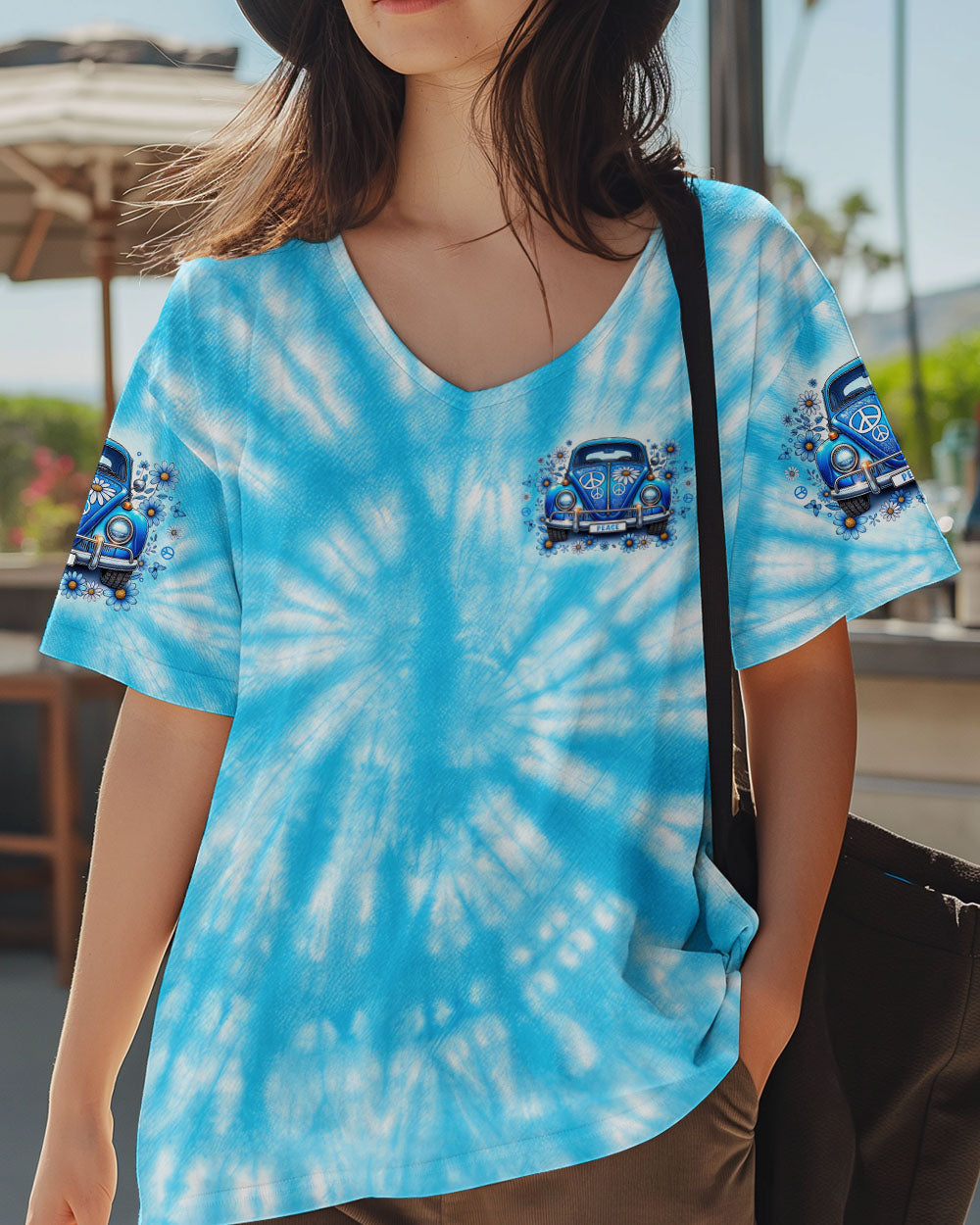 If Im Free Its Because Im Always Running Hippie VW Van Tie Dye AOP Shirts _12_ 3dHya