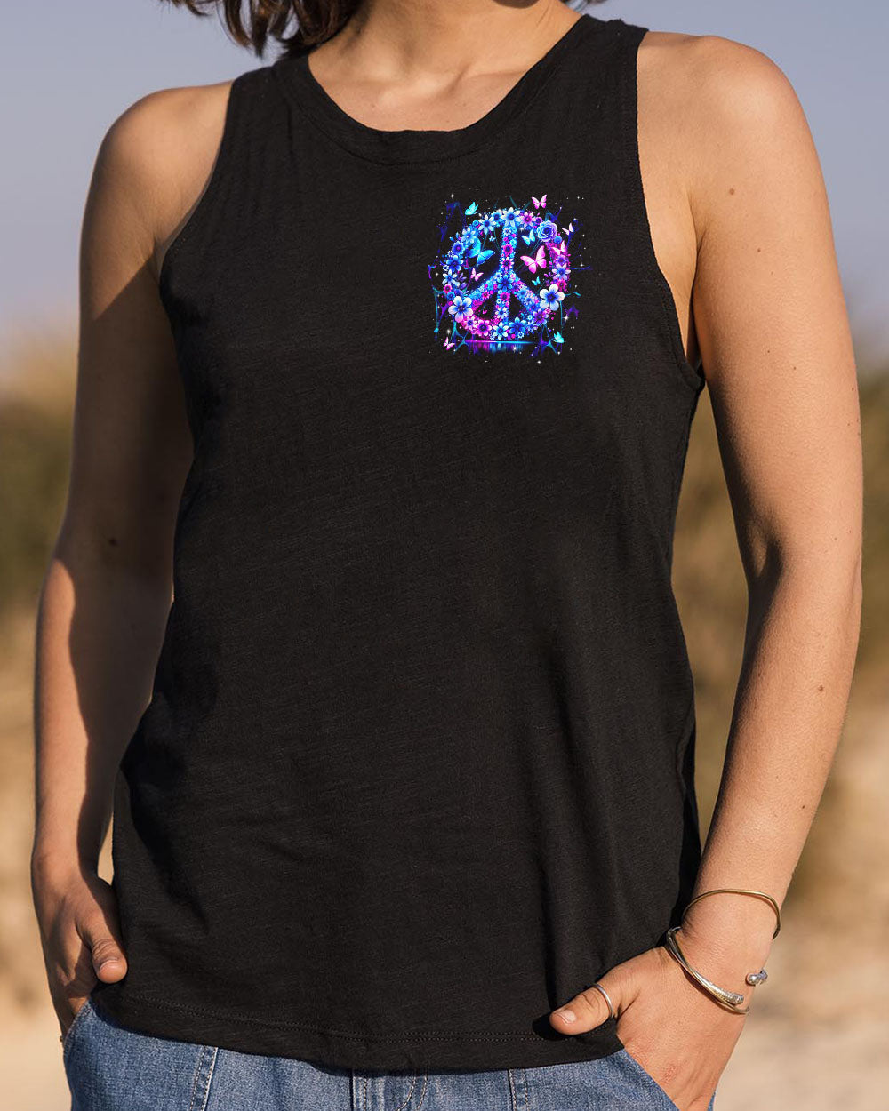 Imagine All the People Living Life in Peace Hippie Peace Symbol AOP Shirts _13_ Tllrb