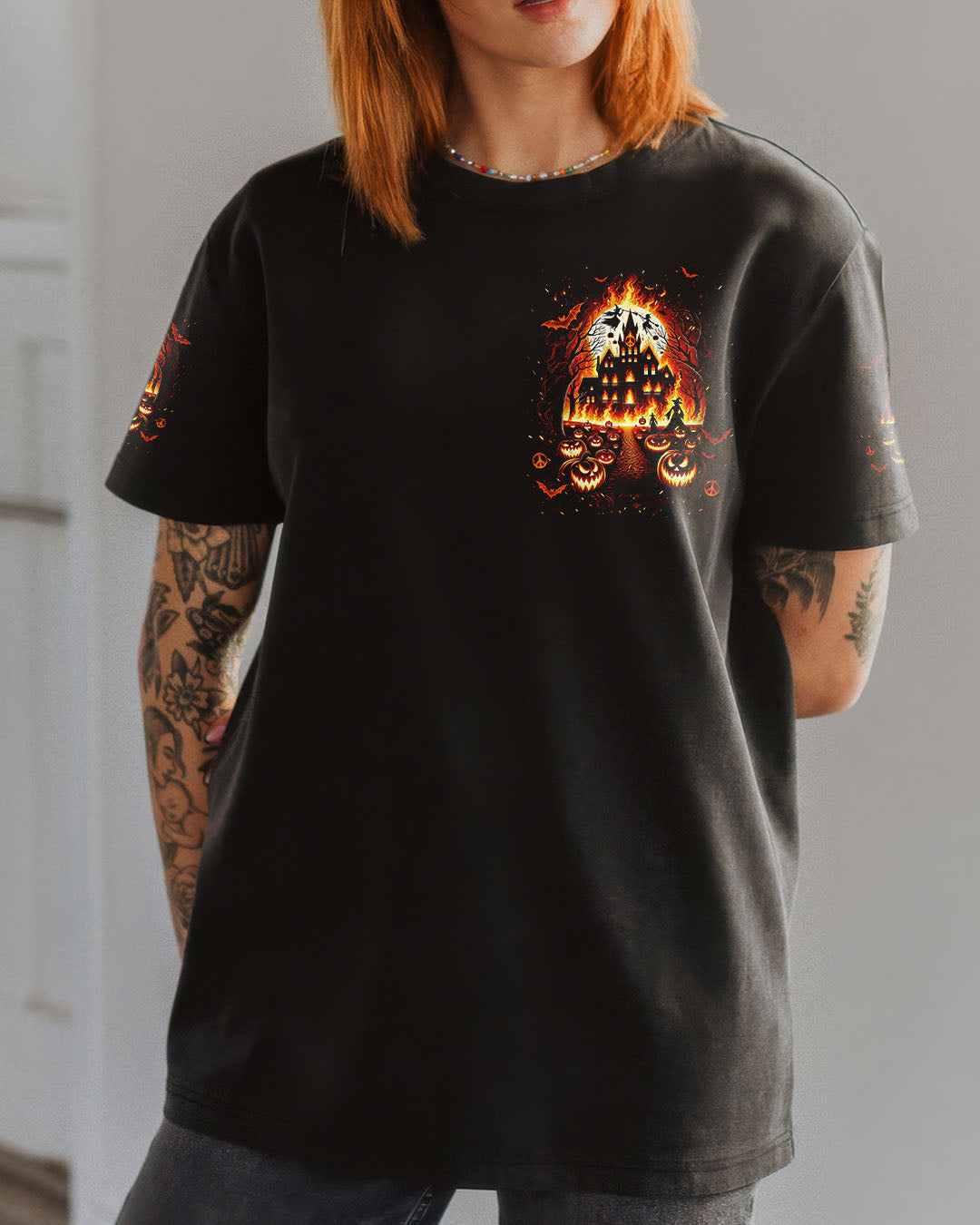 It_E2_80_99s the Most Wonderful Time of the Year Halloween Spooky Haunted House AOP Shirts _2_ Ecztk