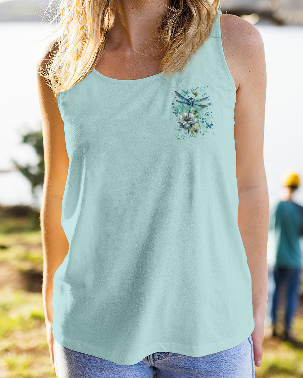 Just Breathe Everything Is Going to Be Okay Dragonfly and Floral AOP Shirts _12_ dfozo
