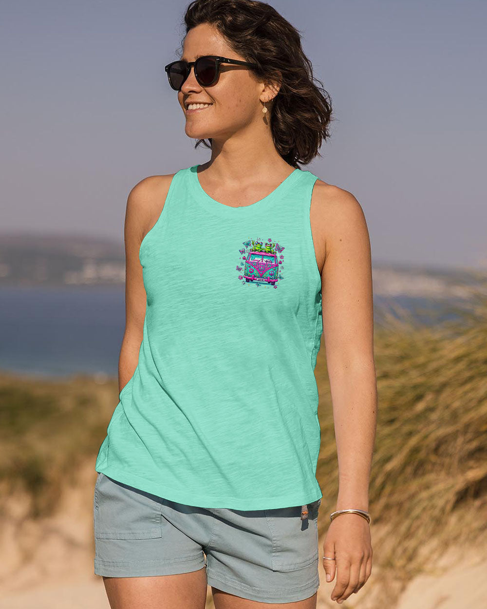 Older Now But Im Still Running Against The Wind Funny Hippie Frog Van AOP Shirts _10_ Jn5eL