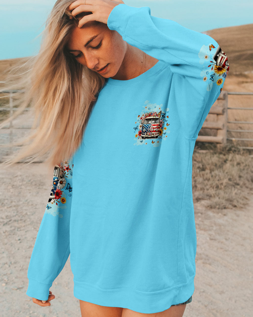 Older Now Still Runnin Against the Wind USA Flag Peace Van AOP Shirts _6_ Ar305