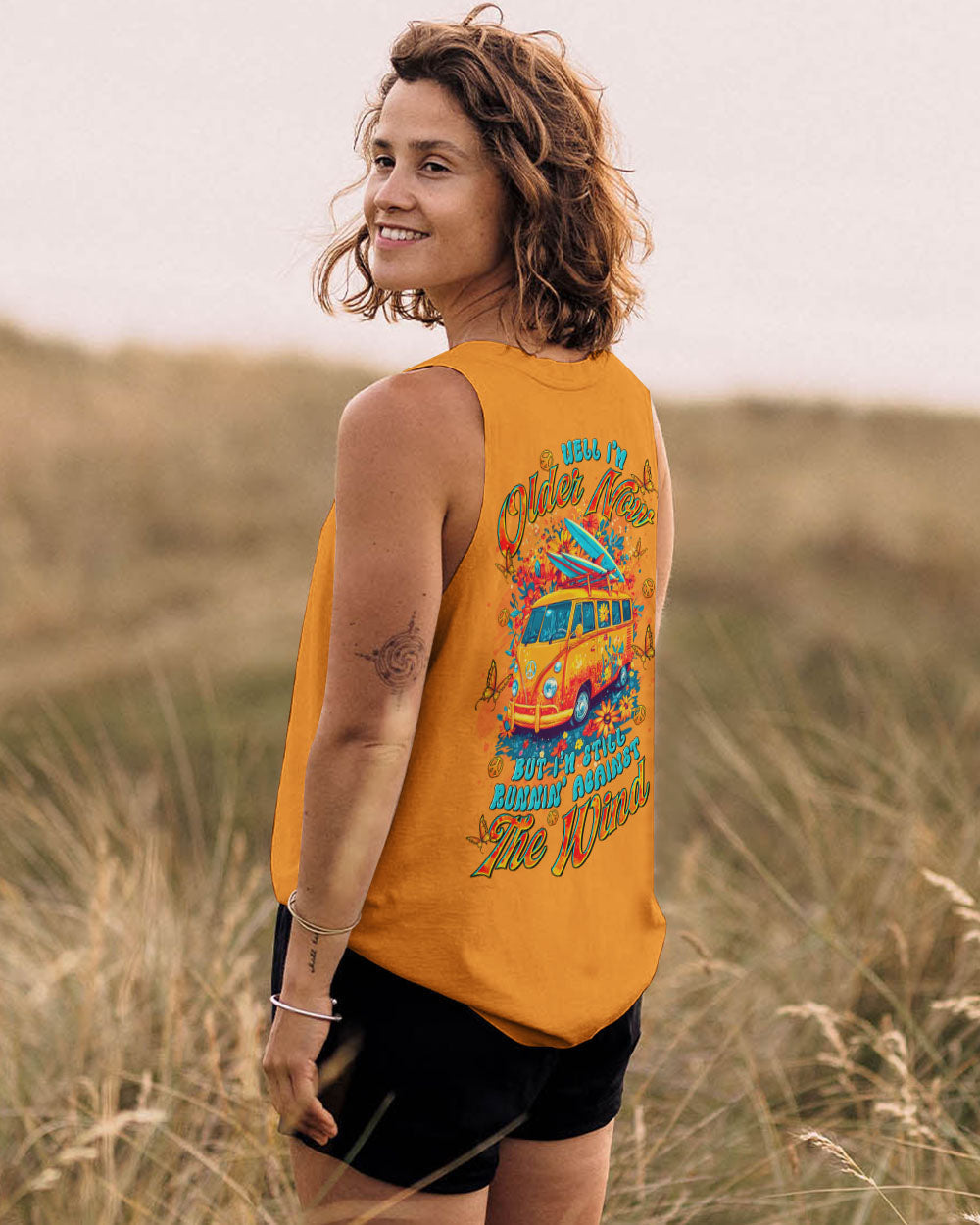 Older Now but Still Runnin Against the Wind Hippie Retro Van Boho Graphic AOP Shirts _9_ 8PqNh