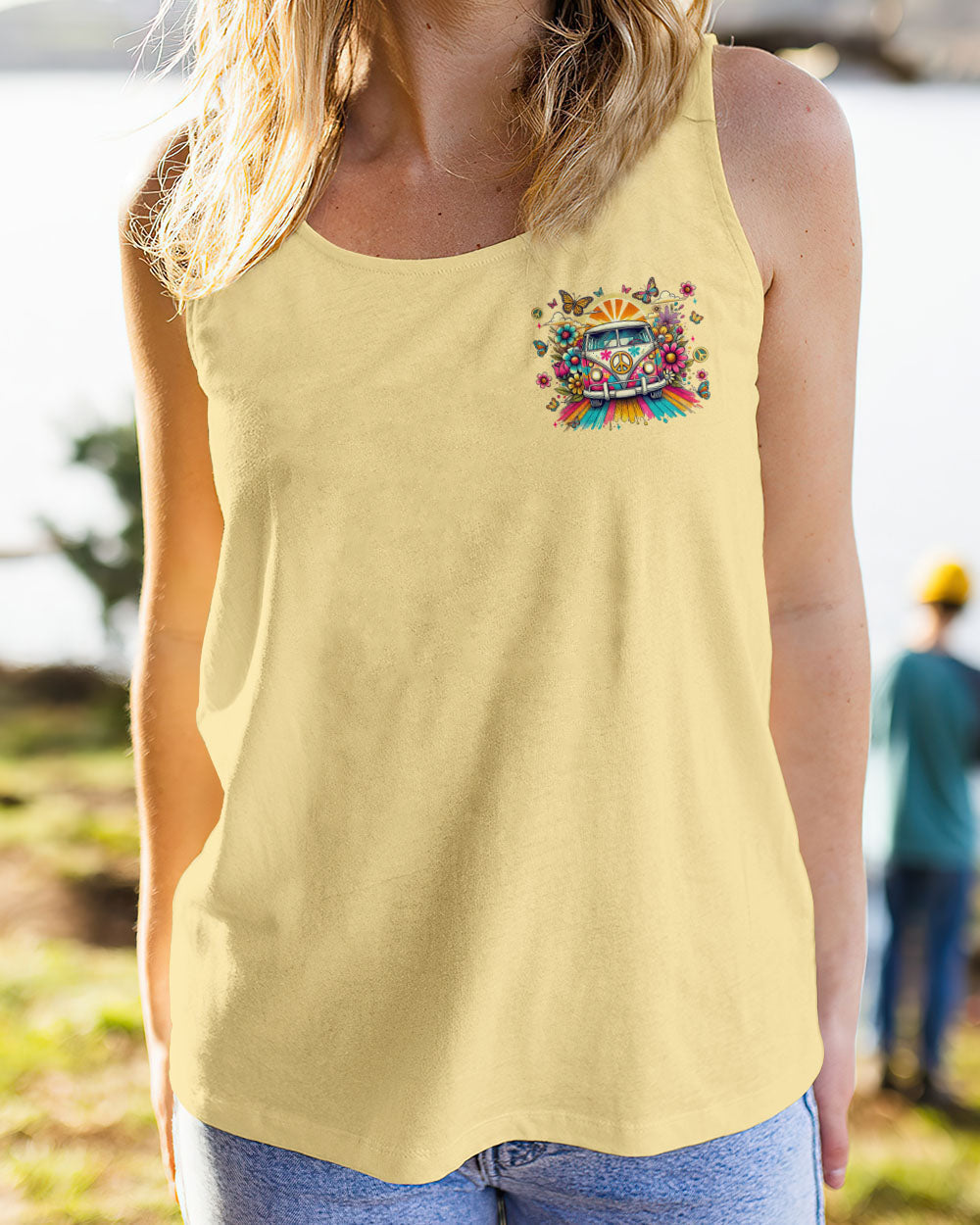 Older Now but Still Runnin Against the Wind Hippie Van Butterfly AOP Shirts _8_ Yhjdn