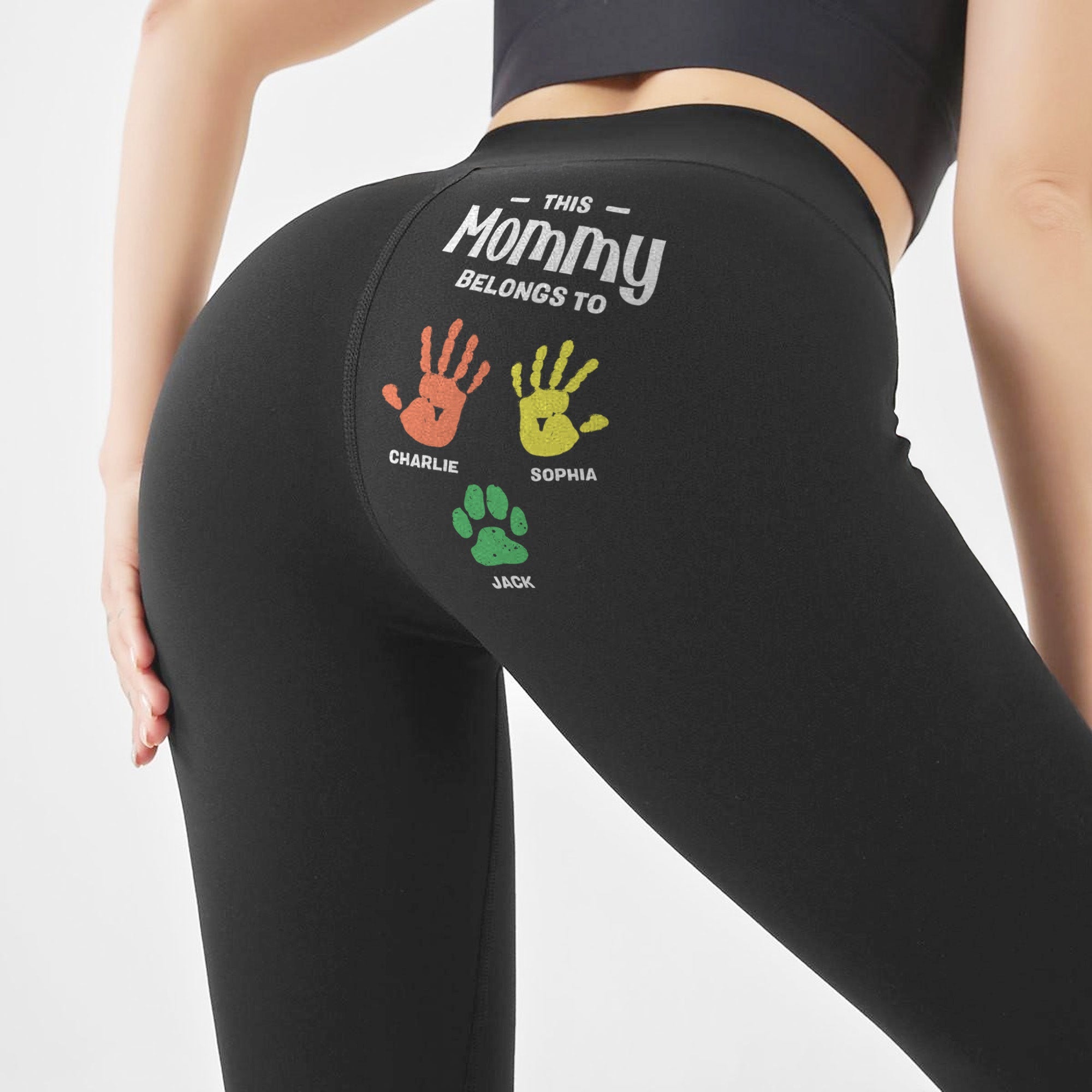 This Mommy Belongs To Personalized Leggings_3