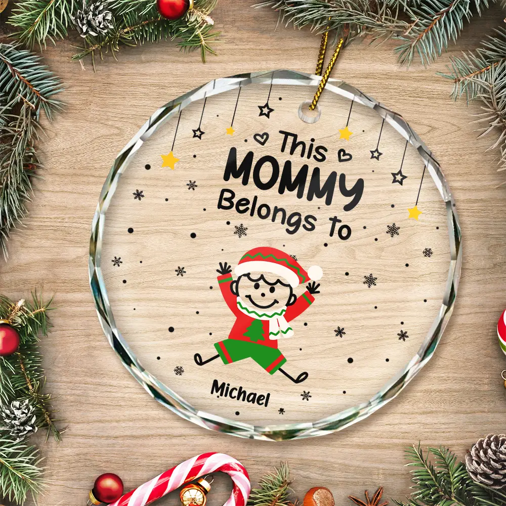 ThisGrandpaGrandmaBelongsToKidsPet PersonalizedCircleGlassOrnament AT1909 CLA1894 MK 2