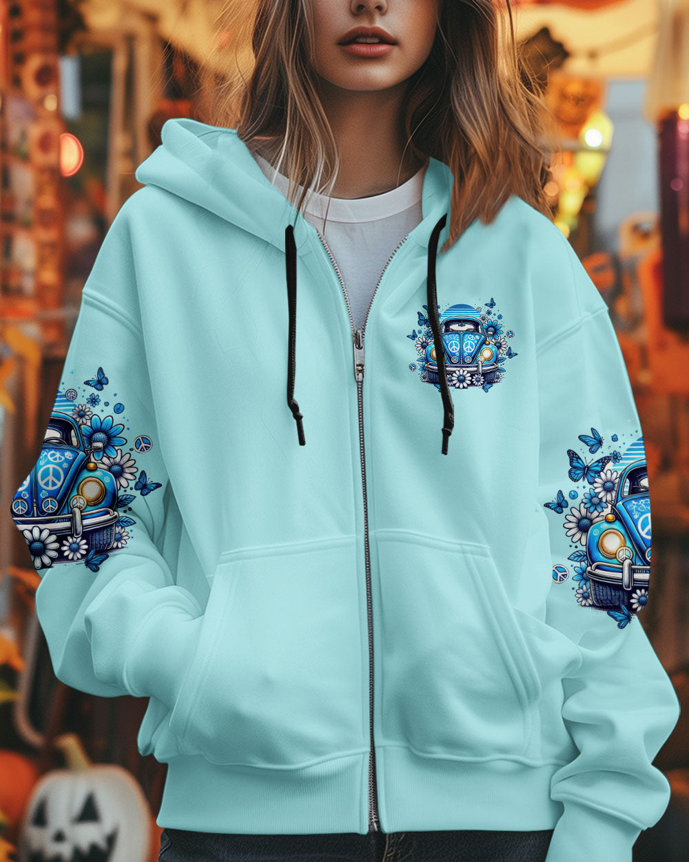 Well I_E2_80_99m Older Now But I_E2_80_99m Still Runnin_E2_80_99 Against the Wind Retro Blue VW Hippie AOP Shirts _8_ TNZyV