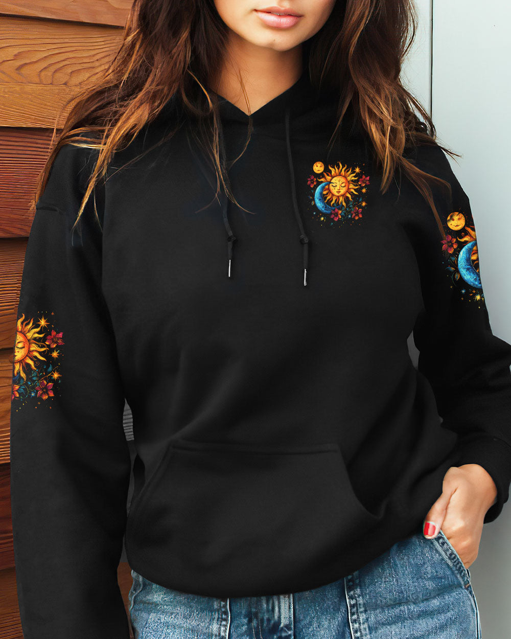 Whisper Words of Wisdom Let It Be Sun and Moon Boho Celestial AOP Shirts _13_ B9T64