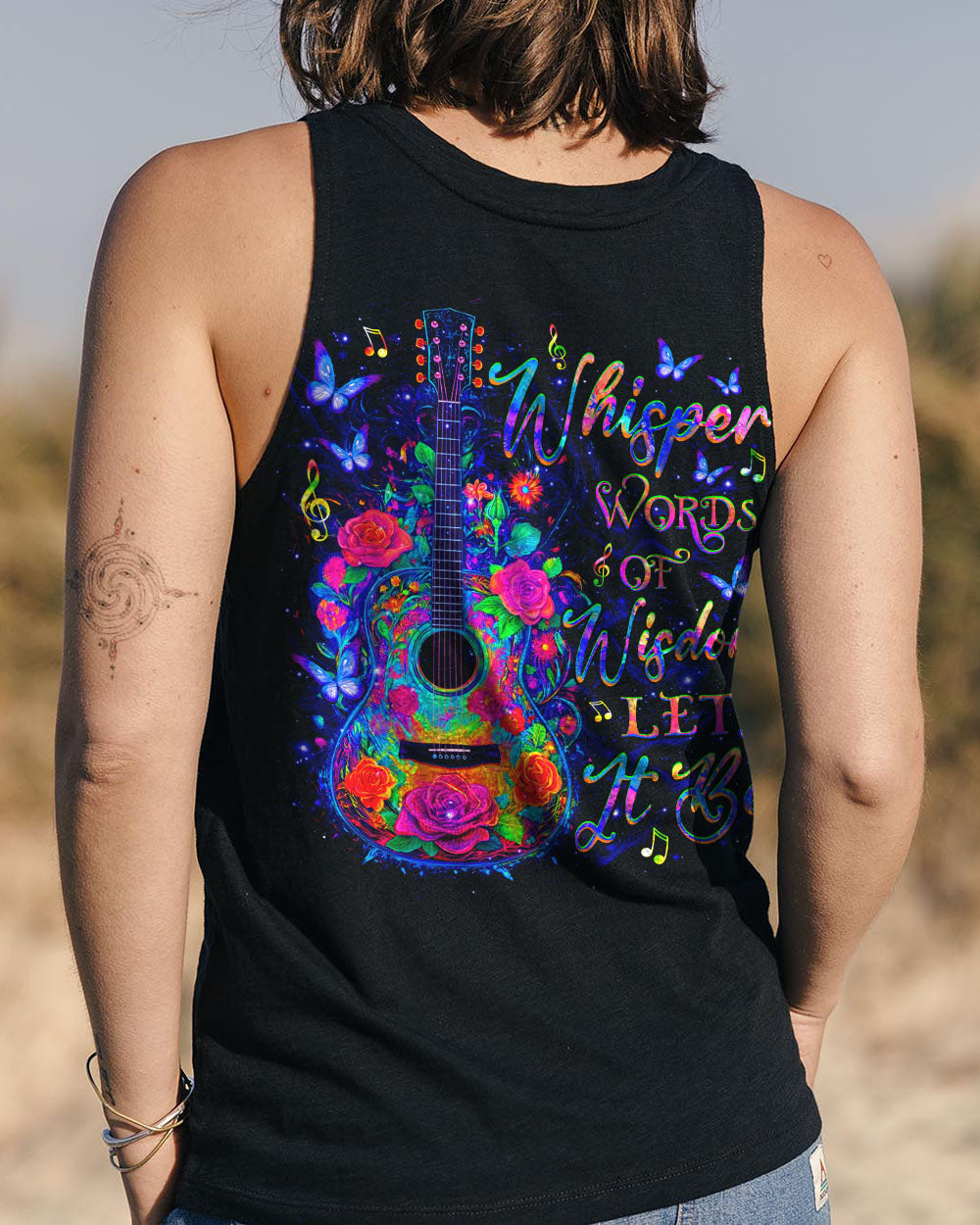 Whisper Words of Wisdom _E2_80_93 Let It Be Colorful Guitar Musical Tee AOP Shirts _13_ Ka1eB