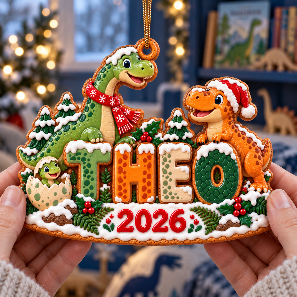 ac32da30 f725 41d8 8708 ae3b0f65e909 Handheld Theo Dinosaur Christmas Ornament 4