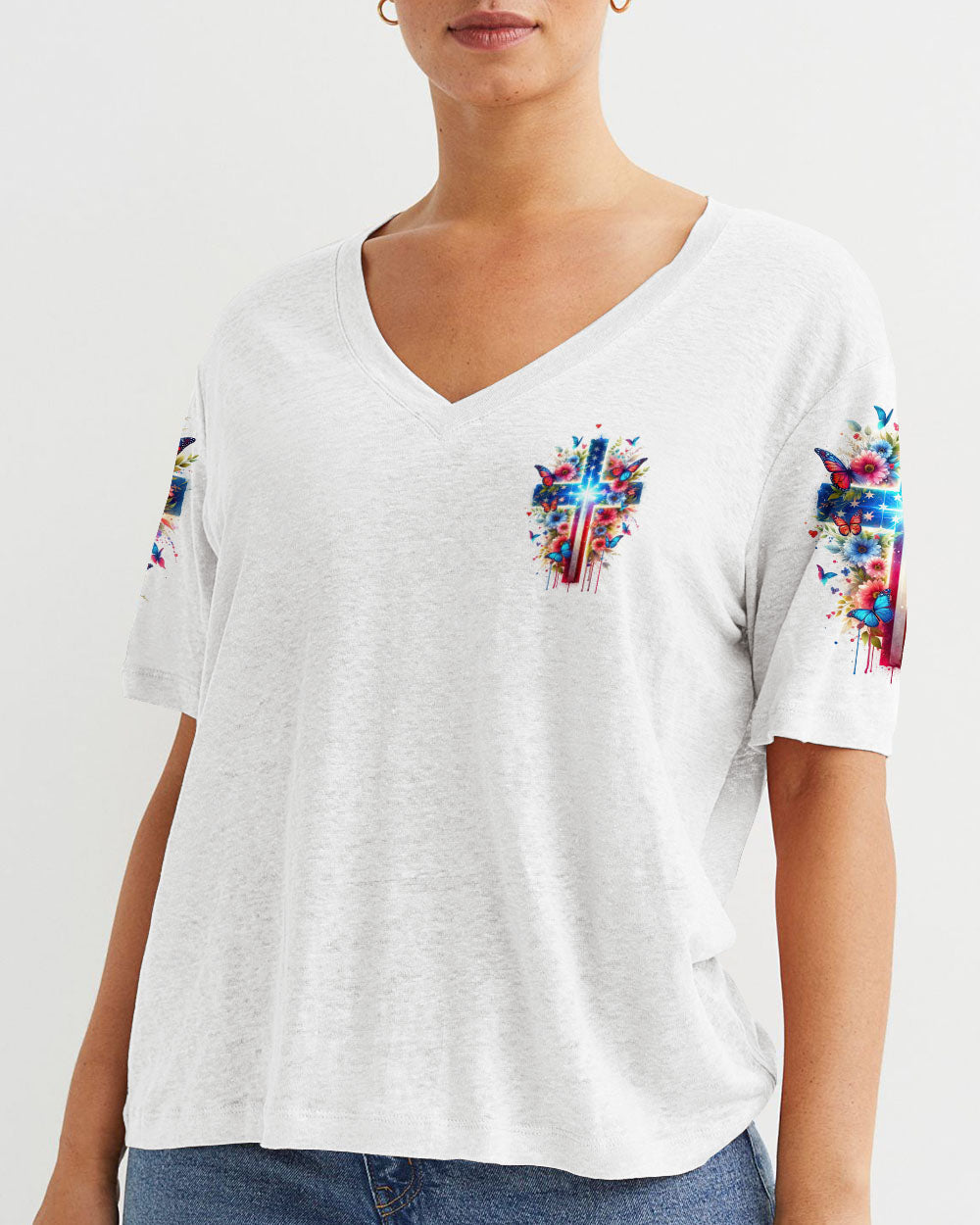 christian cloth Tltw0602244Vneck1 2
