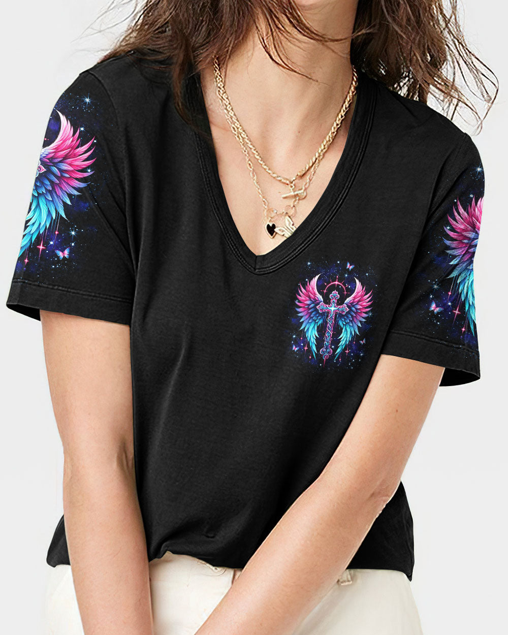 christian cloth Yhkd1305244Vneck3 1