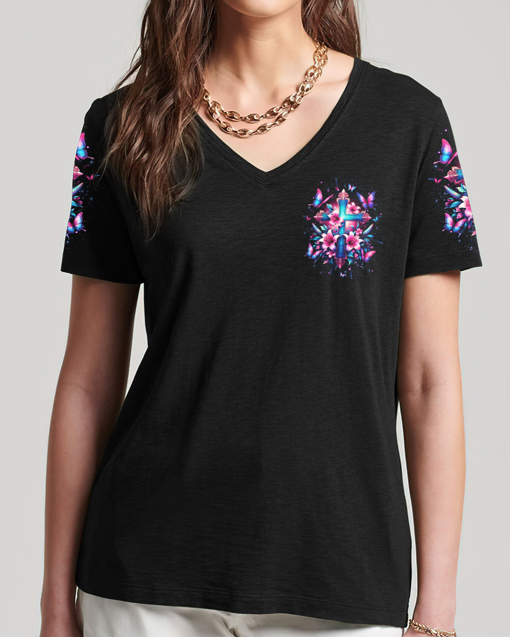 christian cloth Yhkd1504242Vneck4 1