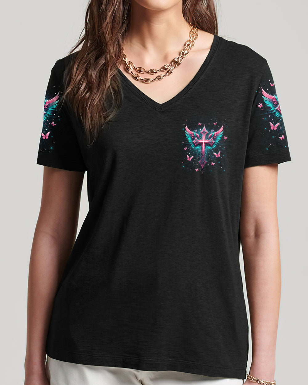 christian cloth Yhln1601242Vneck4 1