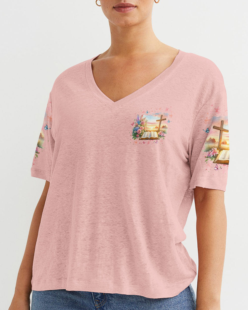 christian cloth Yhlt0606243Vneck_1 2