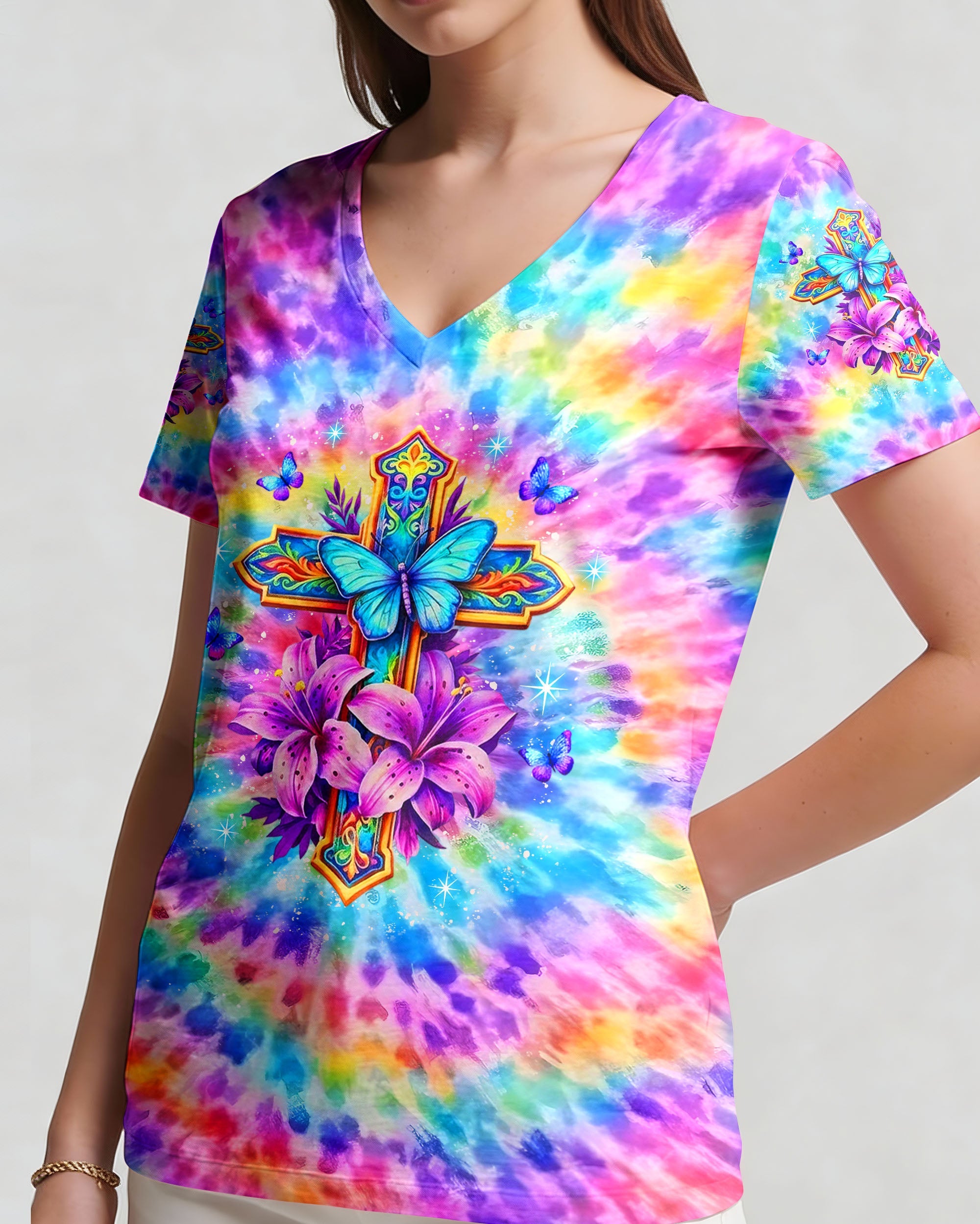 christian cloth Yhlt2602261Vneck3