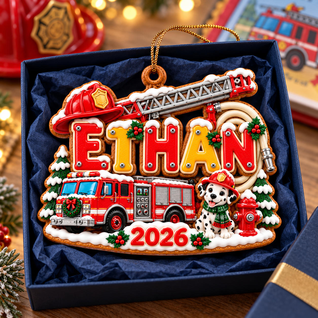 ef41bf2e 6c15 49ee 9270 d2b67c32429a Ethan s firefighter Christmas ornament 2