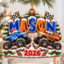 53bcd47a 05ec 4994 bb22 2b8f23f8488d Mason Monster Truck Gingerbread Ornament