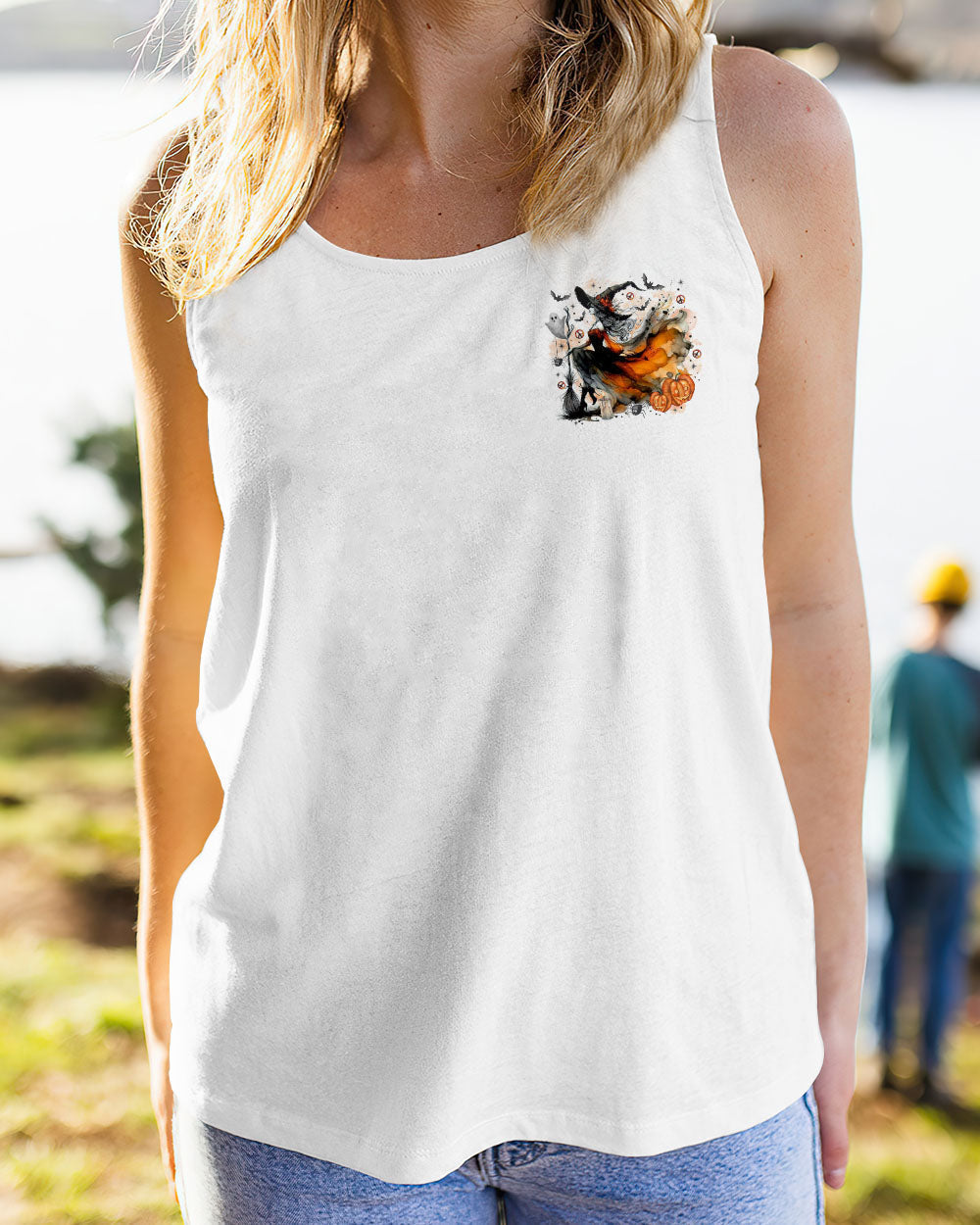 A Wee Bit Wicked Halloween Witch Spooky Pumpkin _26 Witch Design AOP Shirts _10_ VjvsP