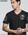 America Live It Love It or Get the Hell Out Patriotic Skull America Love Graphic Tee AOP Shir _12_ bCgcc