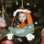 Baby In Car Personalized Acrylic Photo Ornament_4