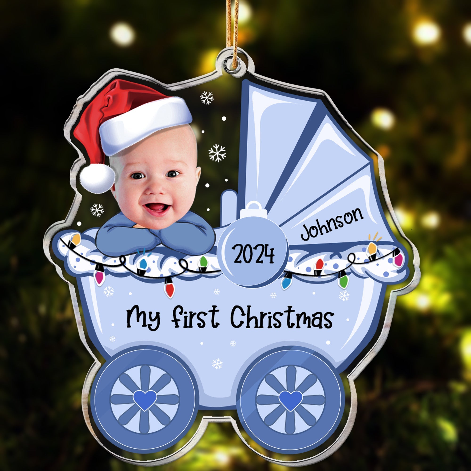 Baby_s First Christmas Personalized Acrylic Photo Ornament_2_20ce41ed 9354 4da0 b0c5 38c196867c3a