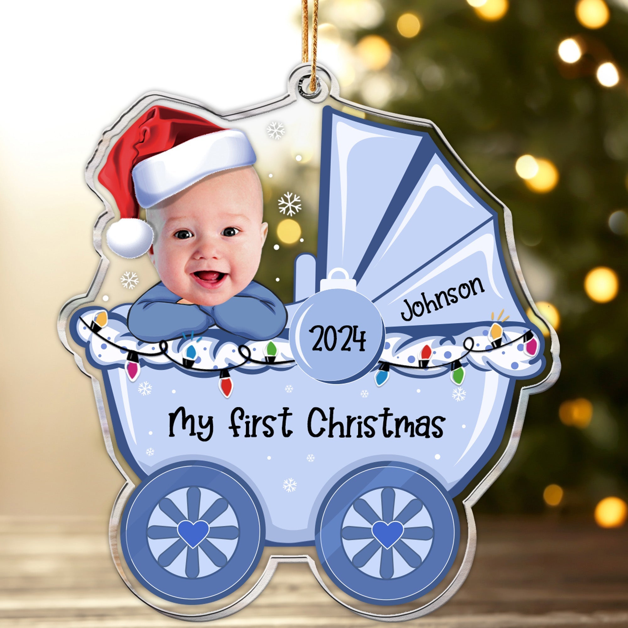 Baby_s First Christmas Personalized Acrylic Photo Ornament_3_72937fca 77ed 47ca 82f3 b78d2a03fc93