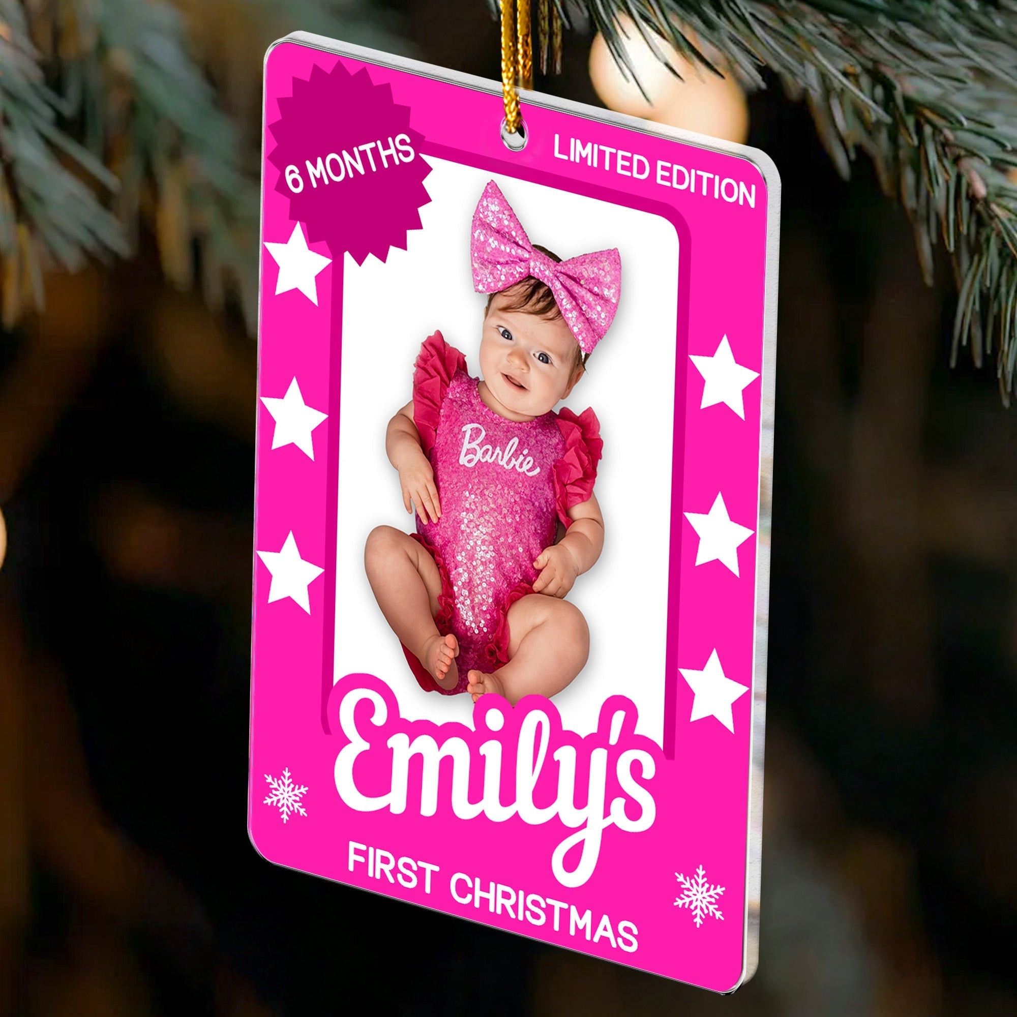 Baby_s First Christmas Toy Box Personalized Acrylic Photo Ornament_3