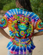 Be You The World Will Adjust Frog Tie Dye Design for Women AOP Shirts _1_ 7IBtE