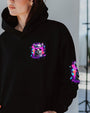 Be You The World Will Adjust Funny Neon Peace Sign Llama AOP Shirts _6_ lYLJx