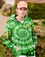 Be You The World Will Adjust Green Frog Hippie Tie Dye Graphic AOP Shirts _8_ eHMUl