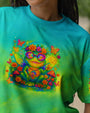 Be You The World Will Adjust Hippie Frog Tie Dye Style for Women AOP Shirts _4_ 7HbxJ