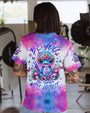 Be You The World Will Adjust Pastel Tie Dye Frog Flowers and Peace Signs AOP Shirts _11_ KIwPR
