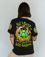 Be You The World Will Adjust Peace Frog Moon and Butterfly Graphic AOP Shirts _1_ 3H2O5