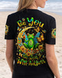 Be You The World Will Adjust Peace Frog Moon and Butterfly Graphic AOP Shirts _3_ liiFN