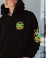 Be You The World Will Adjust Peace Frog Moon and Butterfly Graphic AOP Shirts _4_ SDUKj