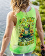Be You The World Will Adjust Peace Frog and Sunflower AOP Shirts _14_ tzJb7