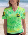Be You The World Will Adjust Peace Frog and Sunflower Tie Dye Hippie AOP Shirts _2_ nXxPM